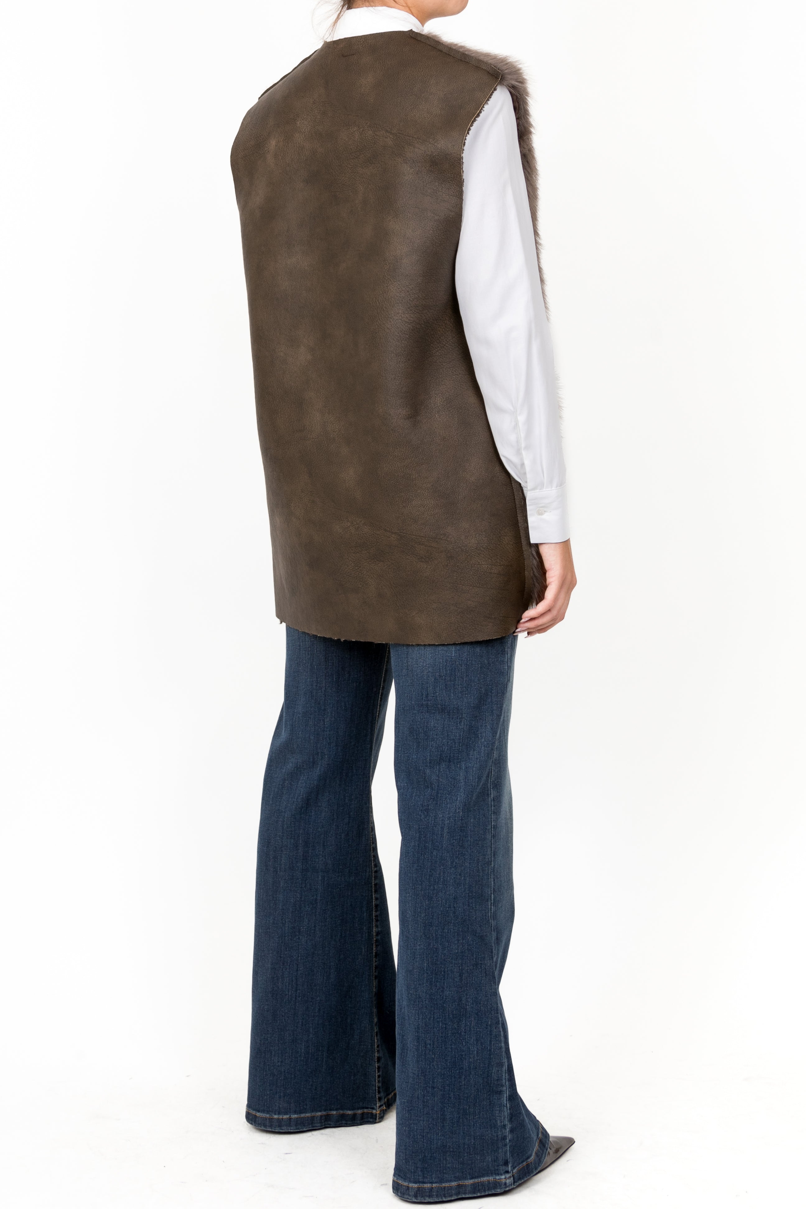 Tensione In - Gilet pelliccia Art. DR696