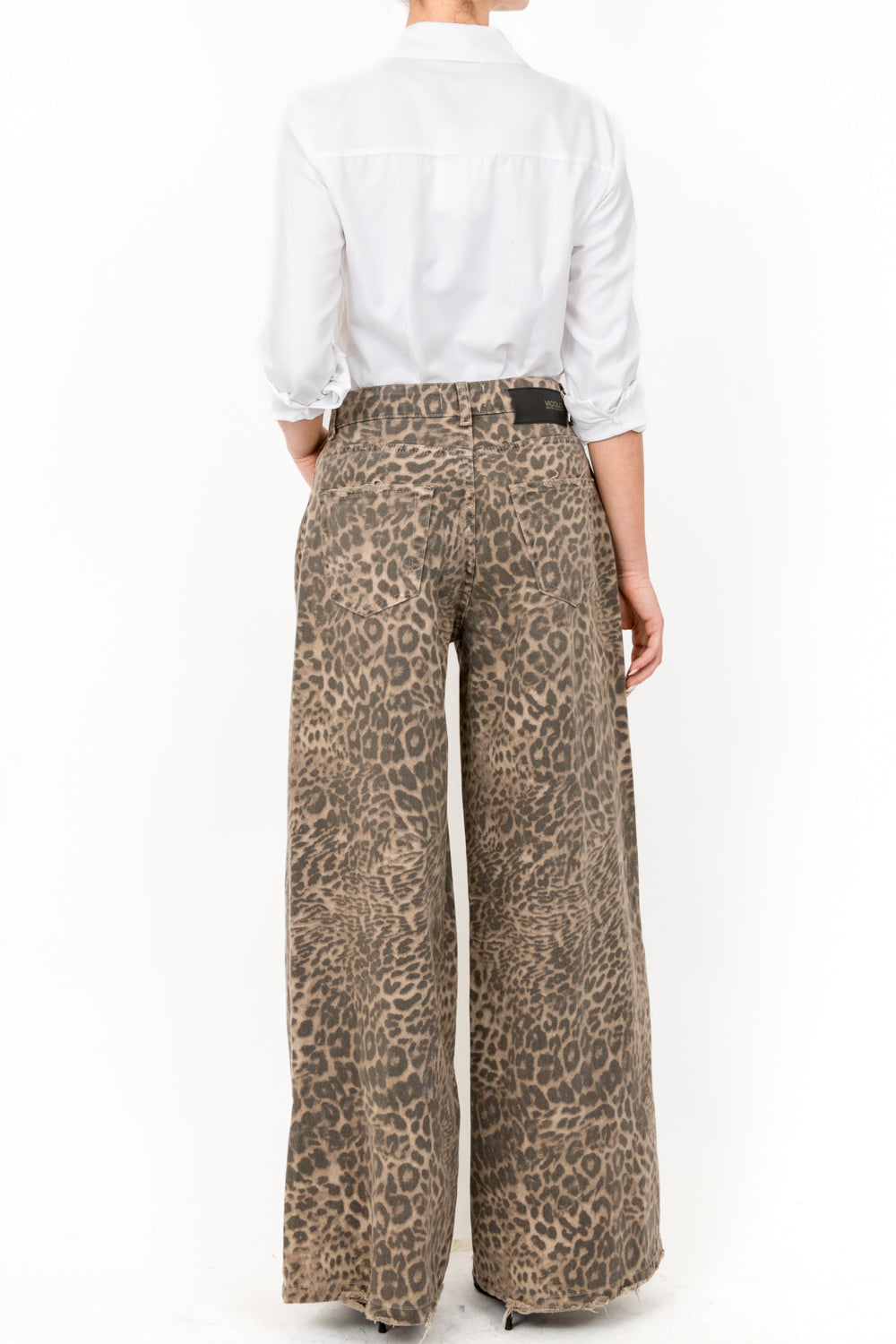 Vicolo - Jeans palazzo animalier Art. DS0255