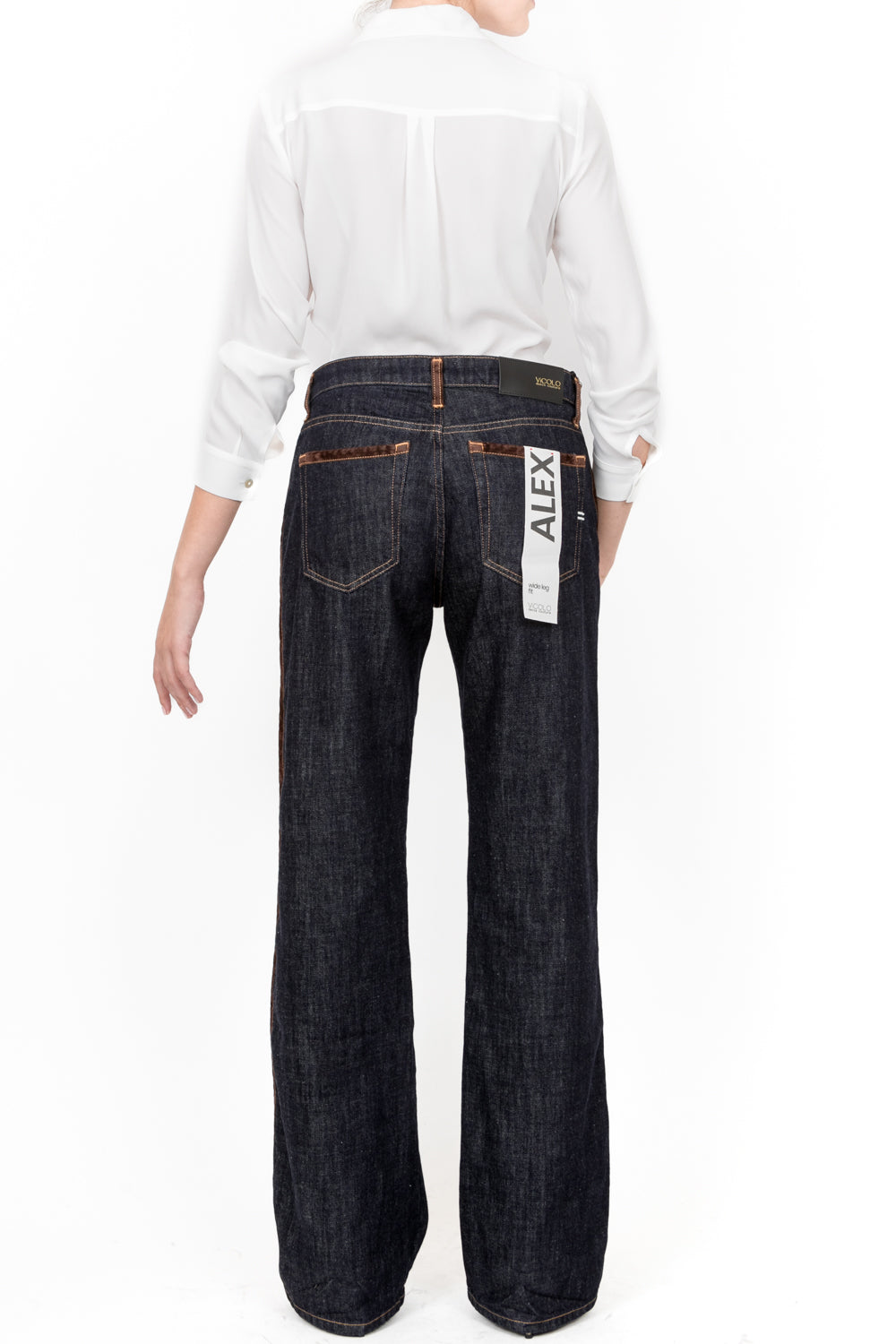 Vicolo - Jeans ALEX gamba dritta banda laterale Art. DS0229