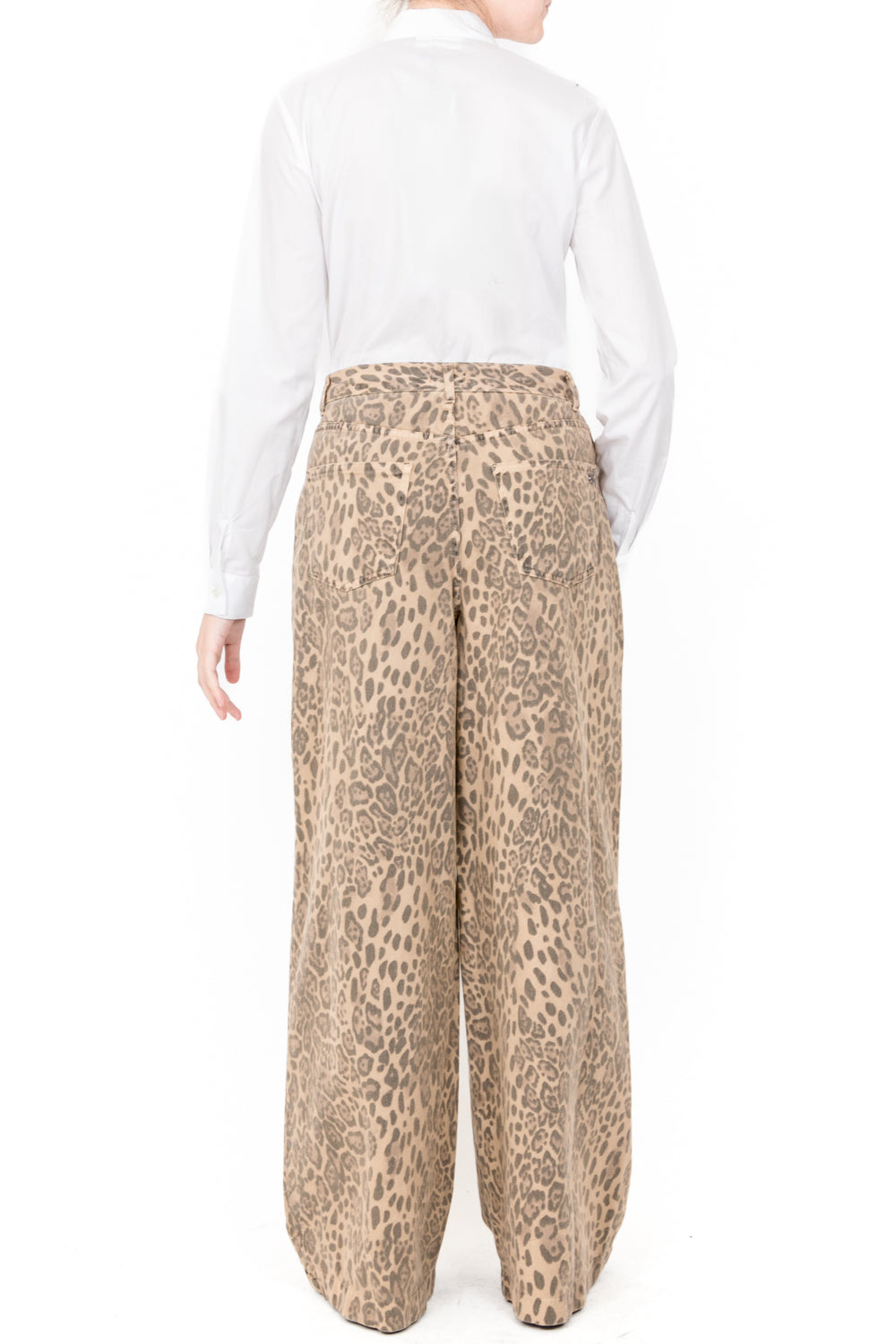 Dixie - Jeans palazzo animalier Art. P881K201