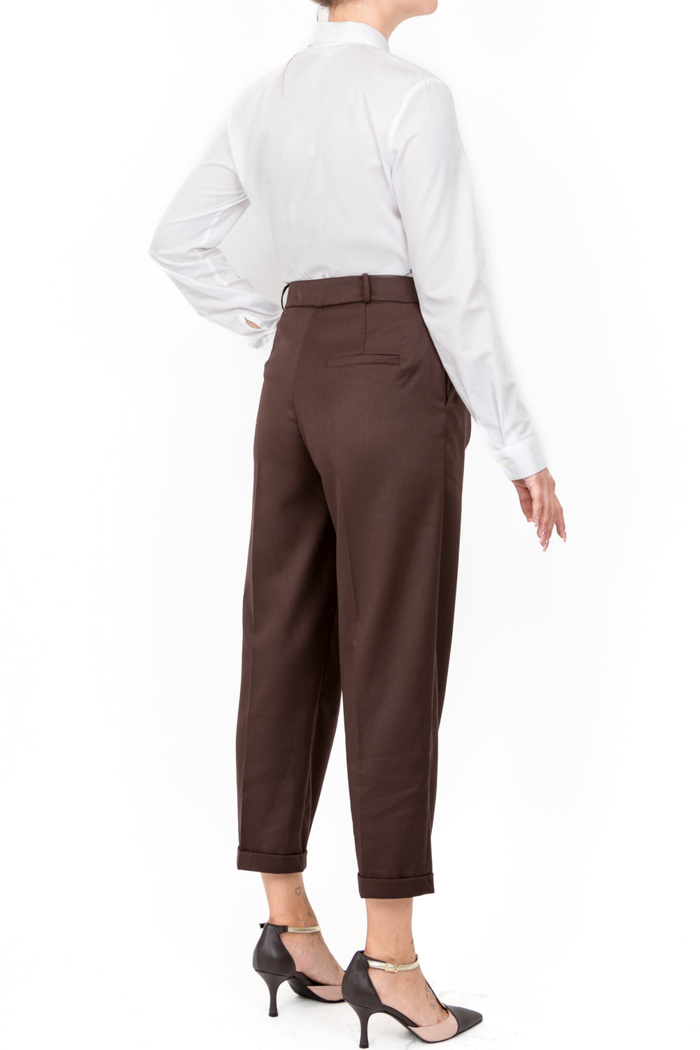 Imperial - Pantalone sigaretta bottone decentrato Art. P9990012S