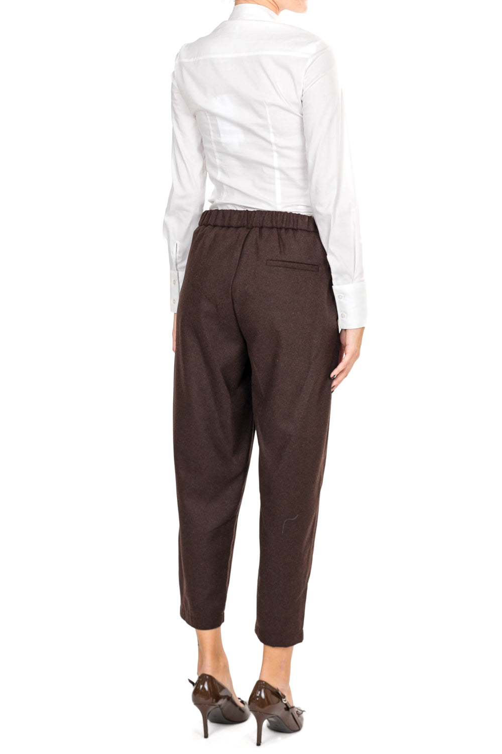 Vicolo - Pantalone carrot in flanella Art. TS2082