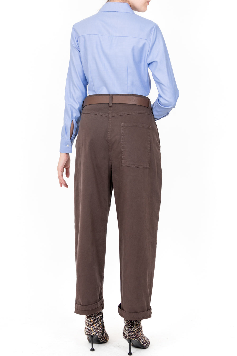 Dixie - Pantalone baggy con risvolto Art. P773K152