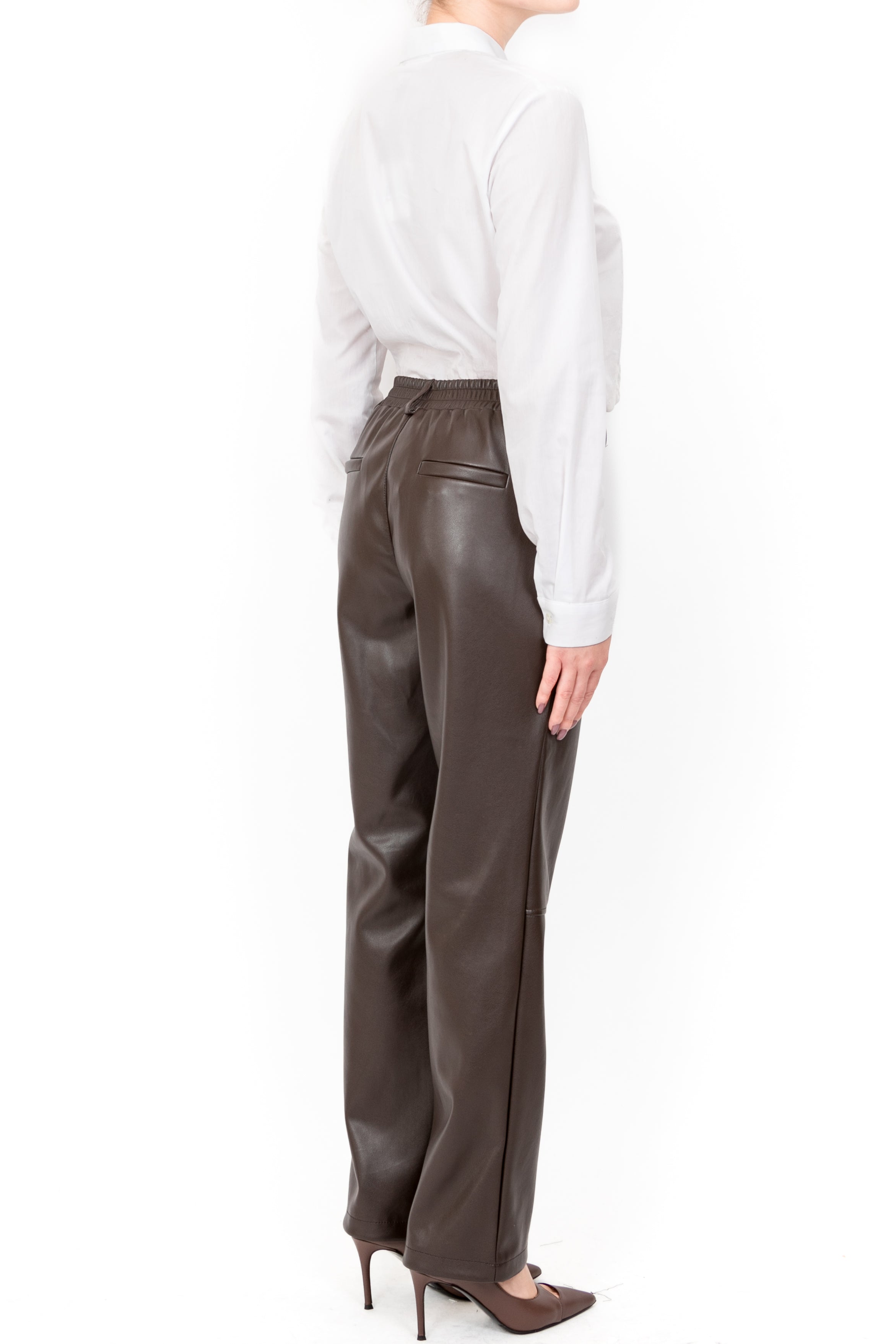 Tensione in - Pantalone dritto ecopelle Art. 224150