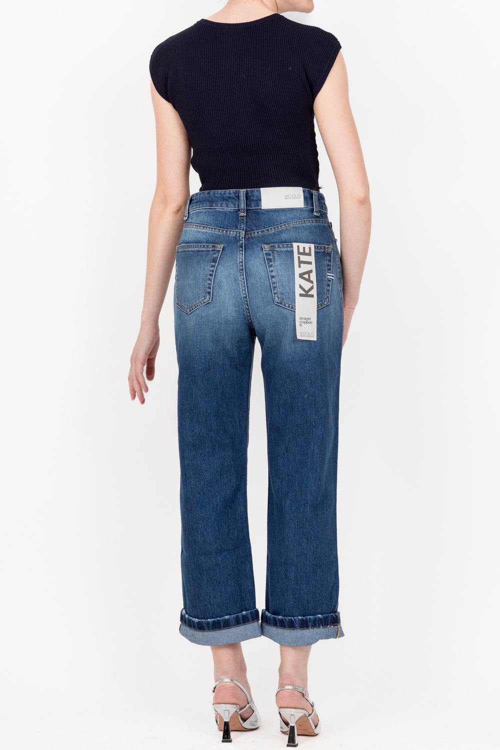 Vicolo - Jeans dritto con risvolto KATE Art. DB5165