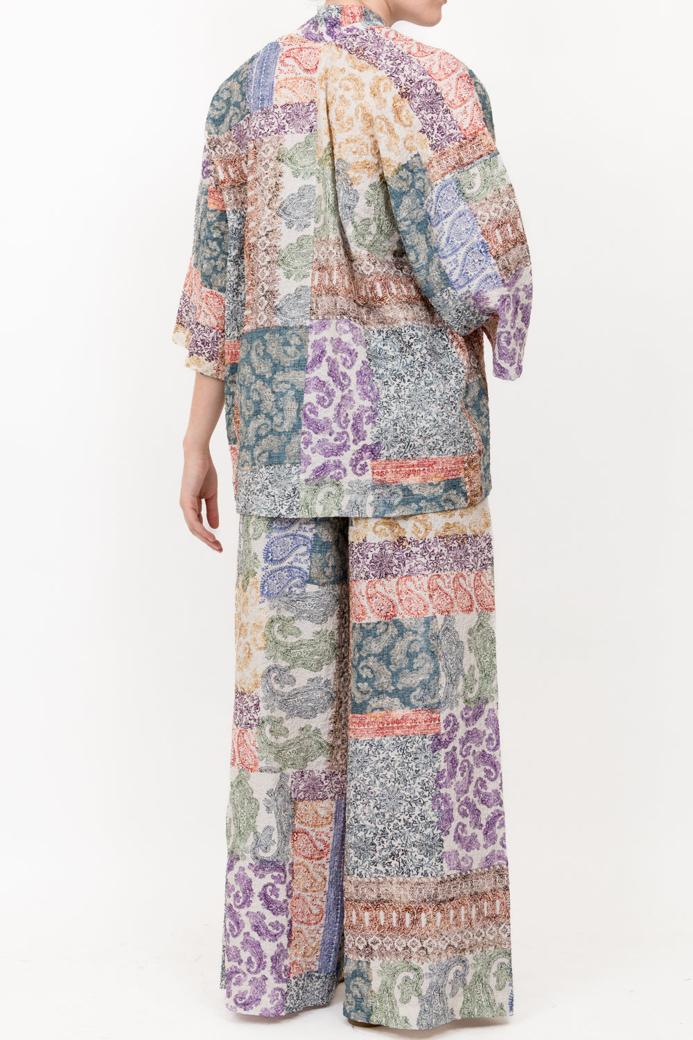 Tensione In - Giacca kimono fantasia con fiocco Art. PE24-7165
