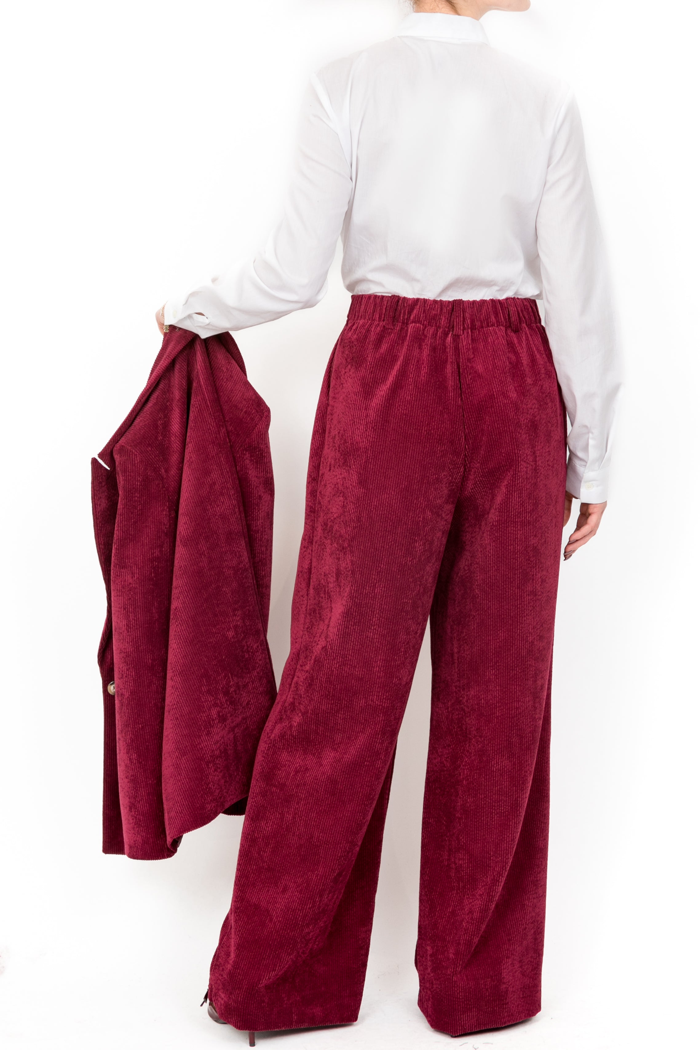 Dixie - Pantalone palazzo velluto costine Art. P845K202