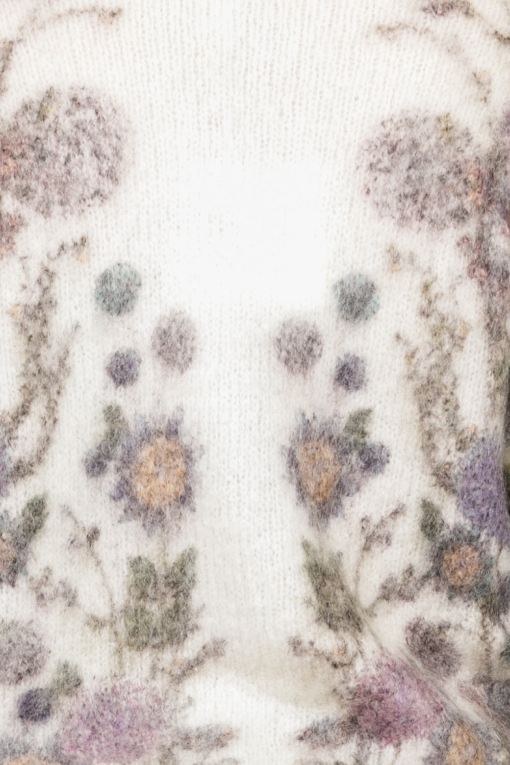 Tensione in - Cardigan in mohair fantasia fiorata Art. XM496