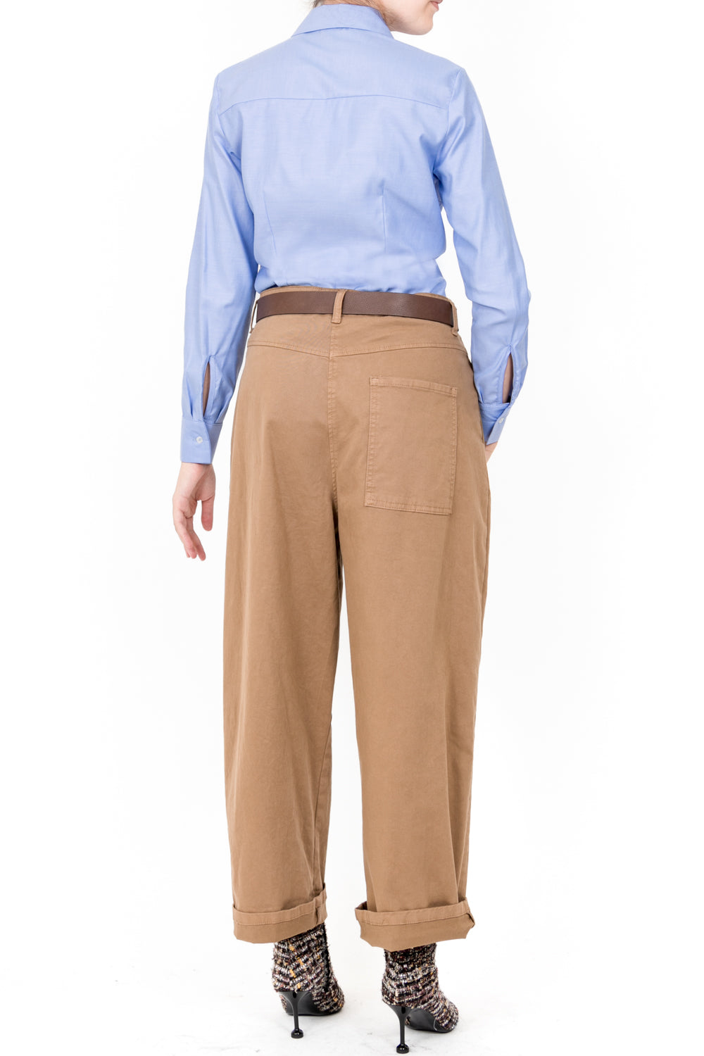 Dixie - Pantalone baggy con risvolto Art. P773K152