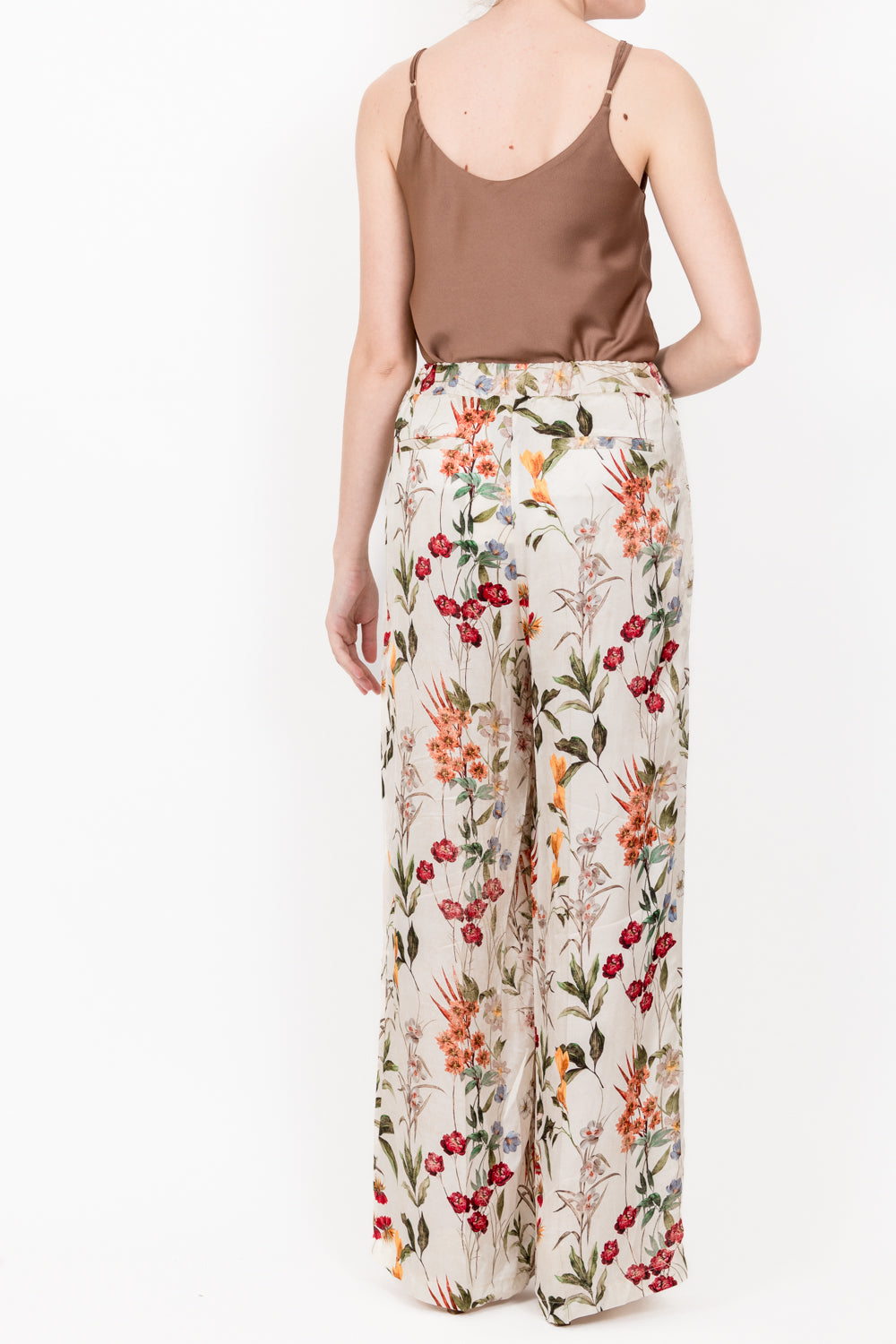 Vicolo - Pantalone floreale con elastico Art. TB2133