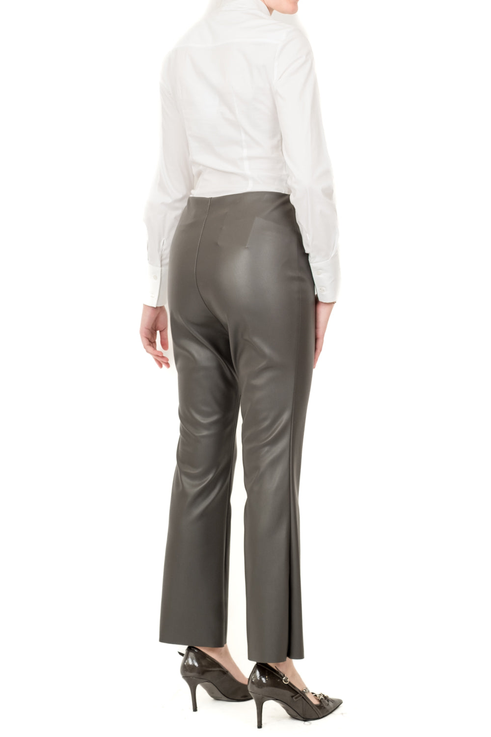 Tensione in - Pantalone trombetta ecopelle Art. 222389-24